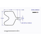 Range Kleen 7504 RangeKleen Stainless Steel Bake Element 16.5 in. W x 18.75 in. L