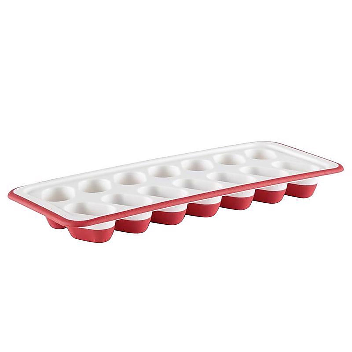 RubberMaid 2122588 4.93 in. W X 12.12 in. L Red/White Plastic/Silicone Ice Tray