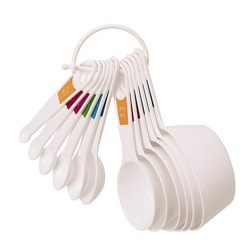 Farberware 5216060 Plastic White Measuring Spoon and Cup Set