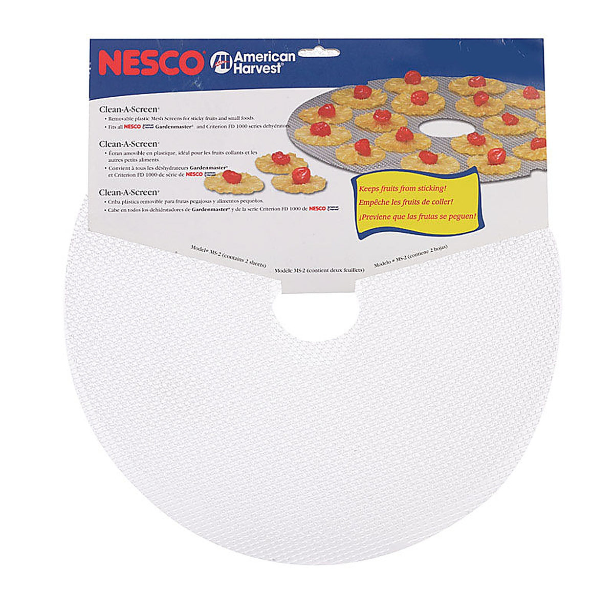 Nesco - MS-2-6 - White 2 Each Clean-A-Screen