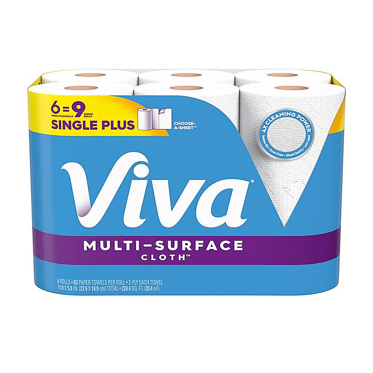 Kimberly-Clark 49413 Multi-Surface Cloth Paper Towels 83 sheet 2 ply 6/Pack