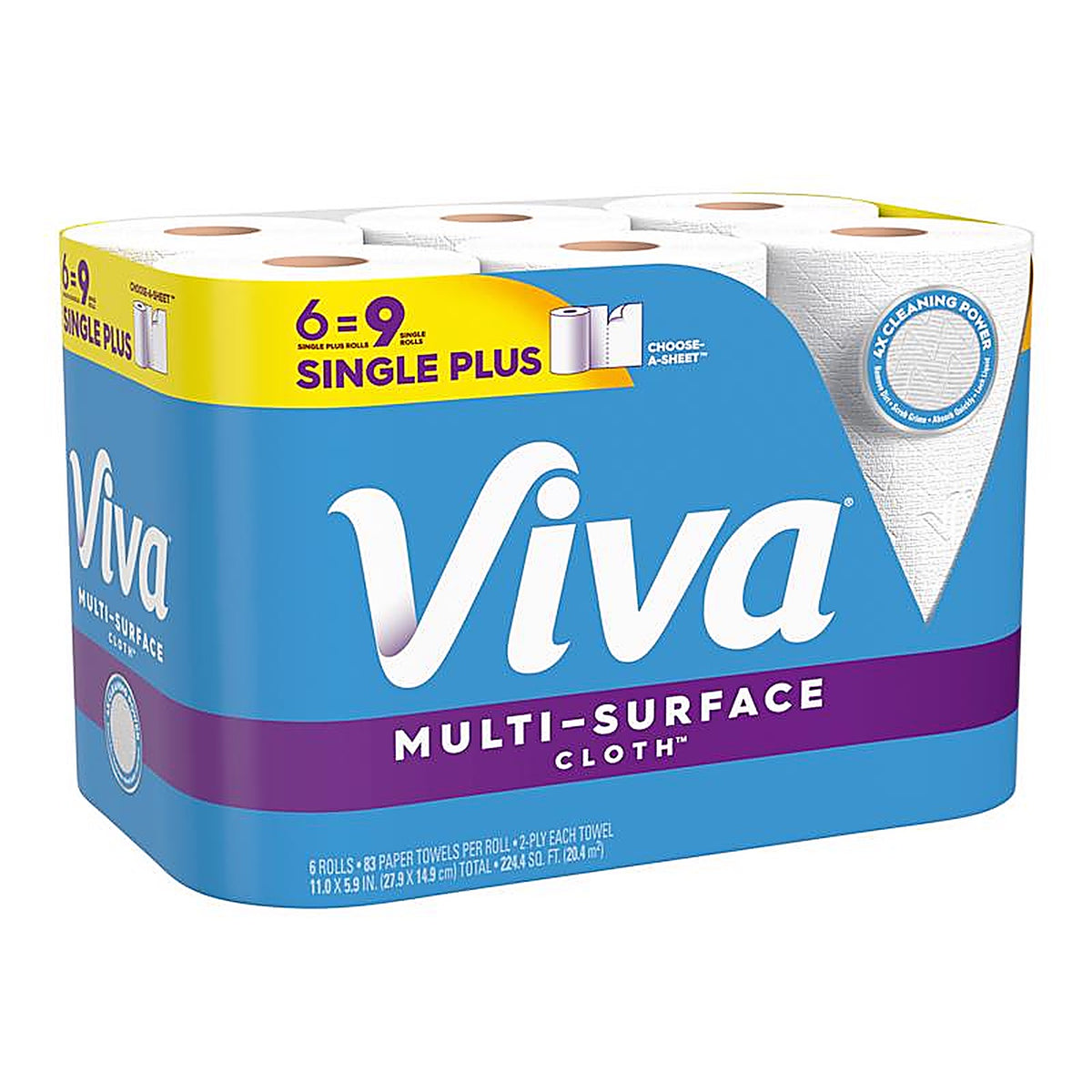 Kimberly-Clark 49413 Multi-Surface Cloth Paper Towels 83 sheet 2 ply 6/Pack