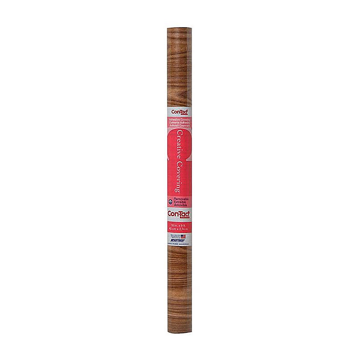 Con-Tact 09F-C9T33-12 Creative Covering 9 ft. L x 18 in. W Light Oak Wood Grain Self-Adhesive Shelf Liner