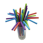 Kolorae - KOL-0029 - Assorted Plastic Flexible Drinking Straws