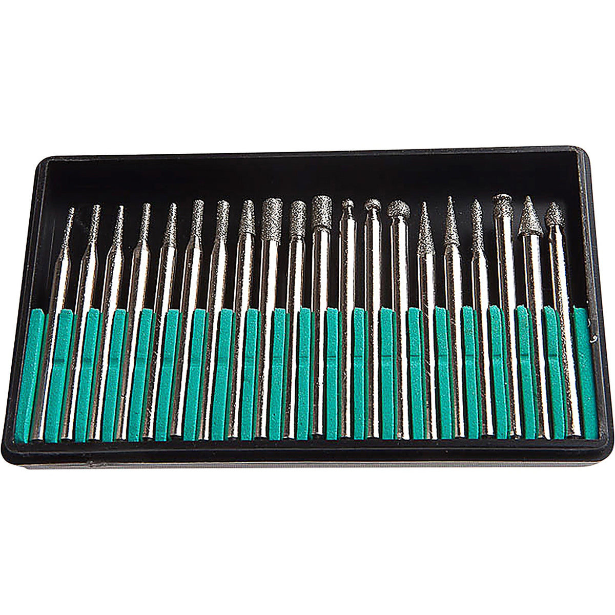 Forney - 60238 - Diamond Point Set with 1/8 in Shank, 20-Piece