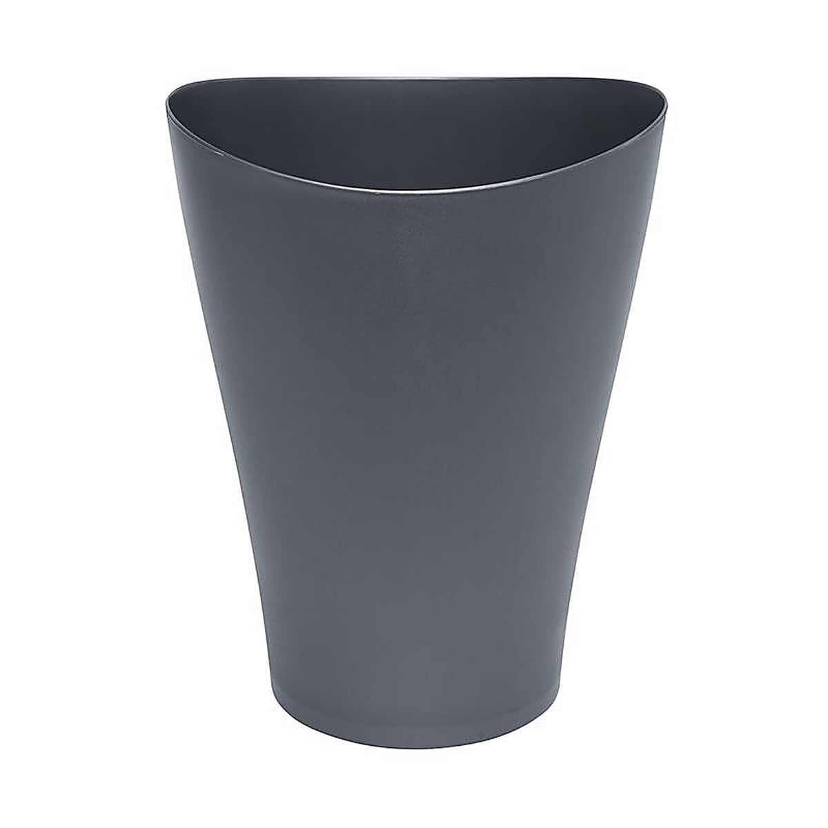 Rubbermaid 2116757 Spa Works 2.25 gal Gray Plastic Vanity Wastebasket