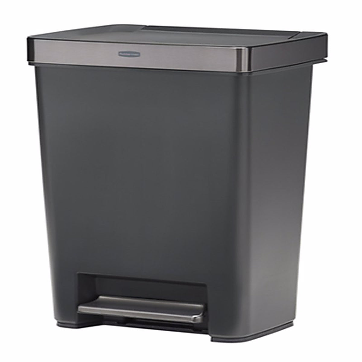 RubberMaid 2120983 Premier Series III 13 gal Gray Plastic/Stainless Steel Step On Trash Can