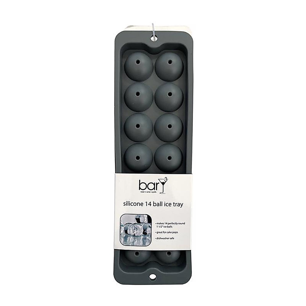 Bary3 - BAR-0766 - Gray Silicone Ice Tray
