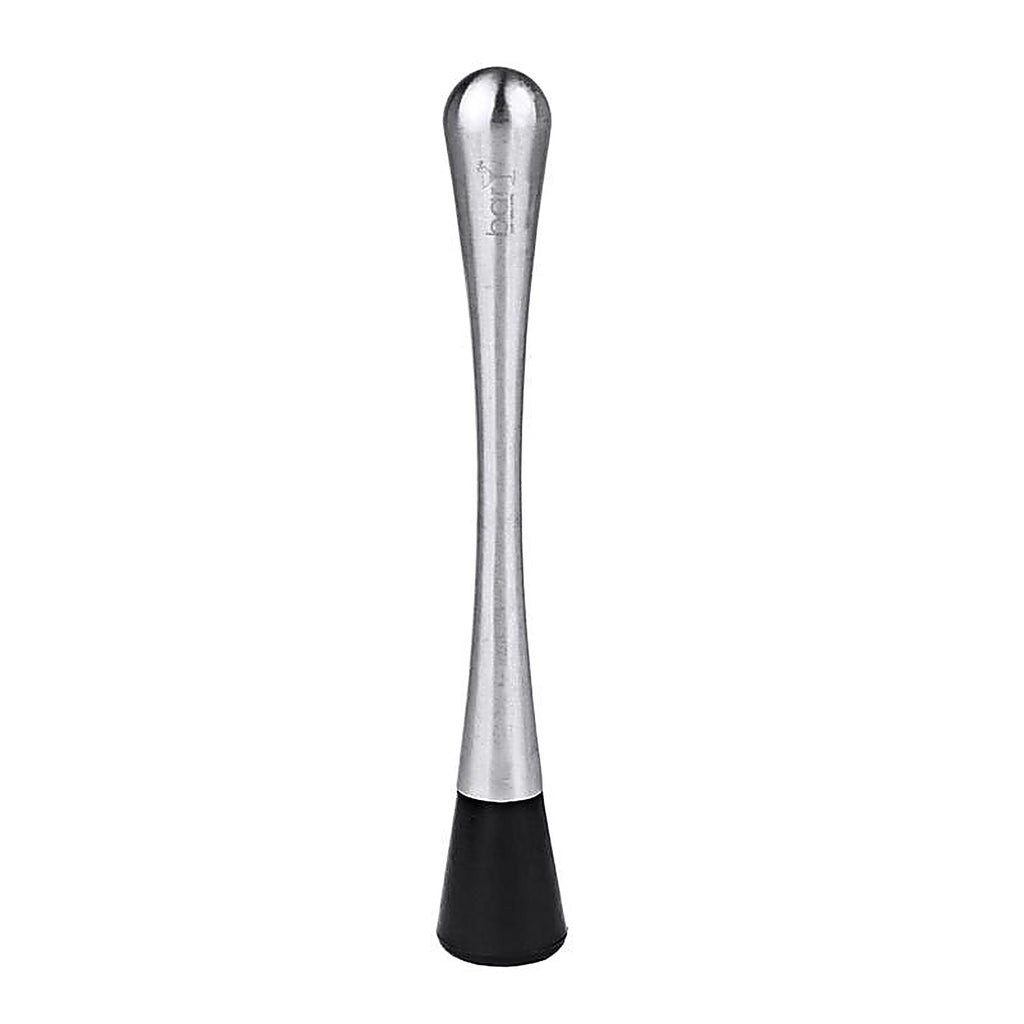 BarY3 BAR-0760 Black/Silver Stainless Steel Muddler
