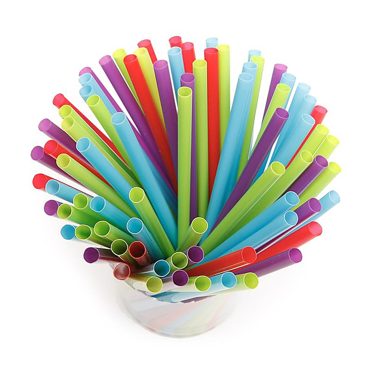 Kolorae - KOL-0035 - Assorted Plastic Drinking Straws