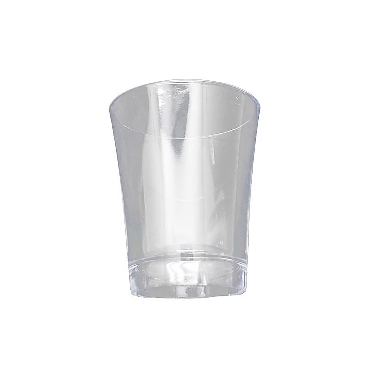 BarY3 BAR-0233 2 oz Clear Plastic Disposable Shot Glass
