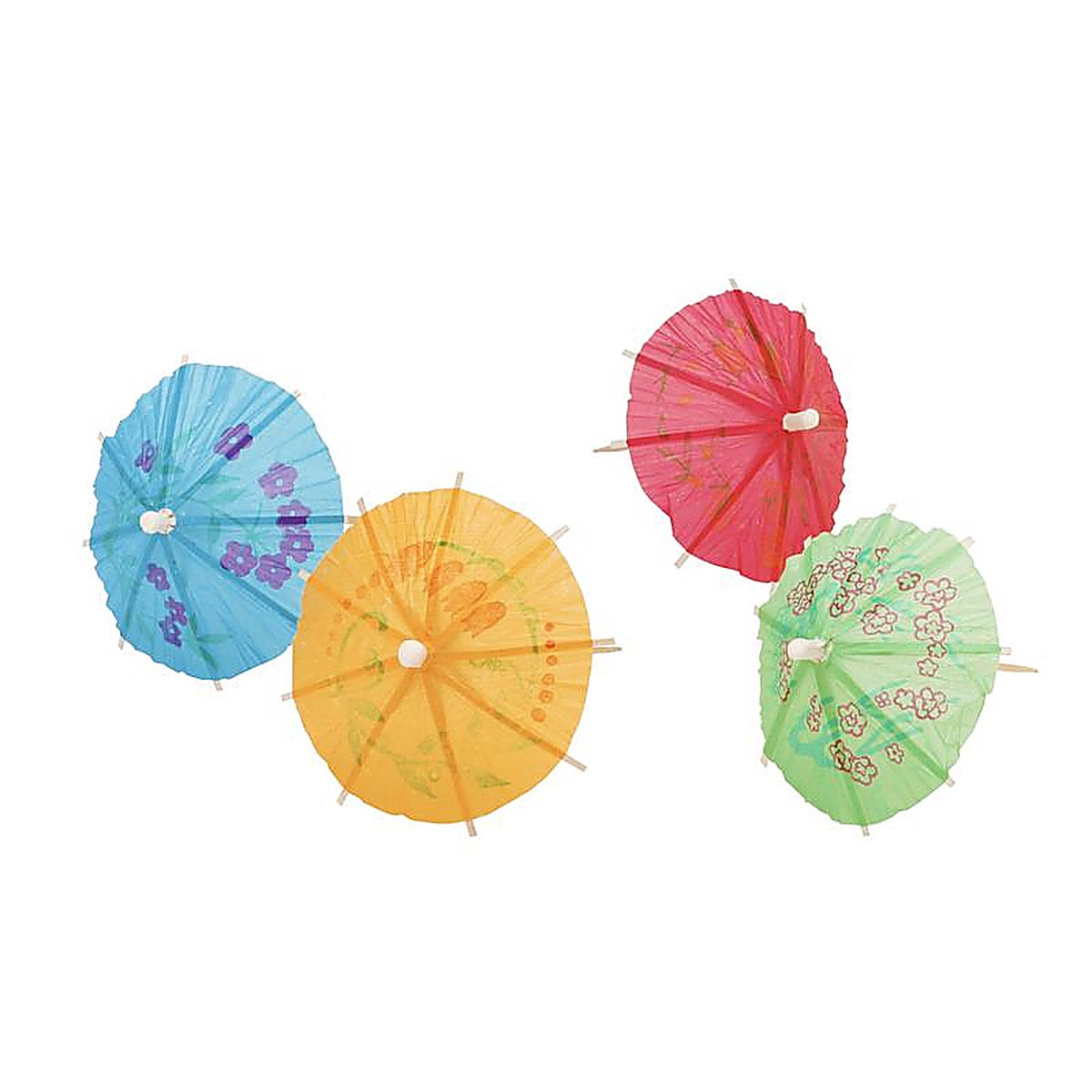 Viovia - VIO-0104 - Assorted Polypropylene Umbrella Appetizer Picks