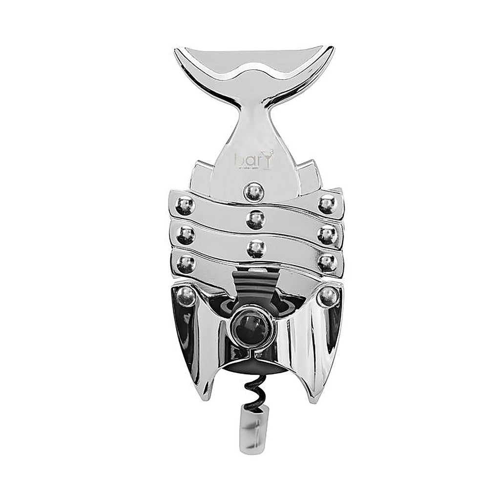BarY3 BAR-0759 Silver Stainless Steel Corkscrew