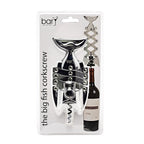 BarY3 BAR-0759 Silver Stainless Steel Corkscrew