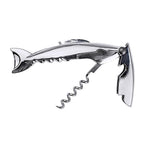 BarY3 BAR-0752 Silver Stainless Steel Waiters Corkscrew