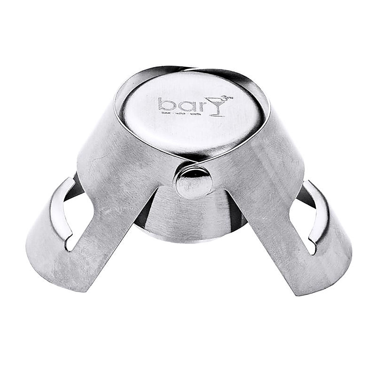 BarY3 BAR-0750 Silver Stainless Steel Bottle Stopper