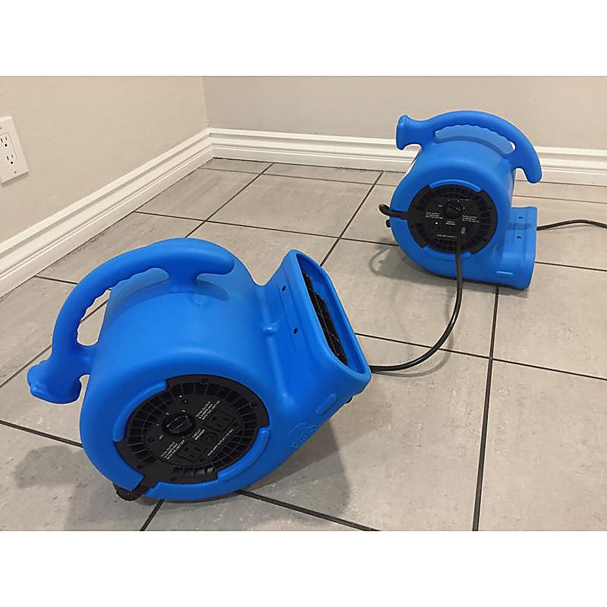 B-Air - BA-VP-25-BL - 13.3 In. H 3 Speed Blower Fan