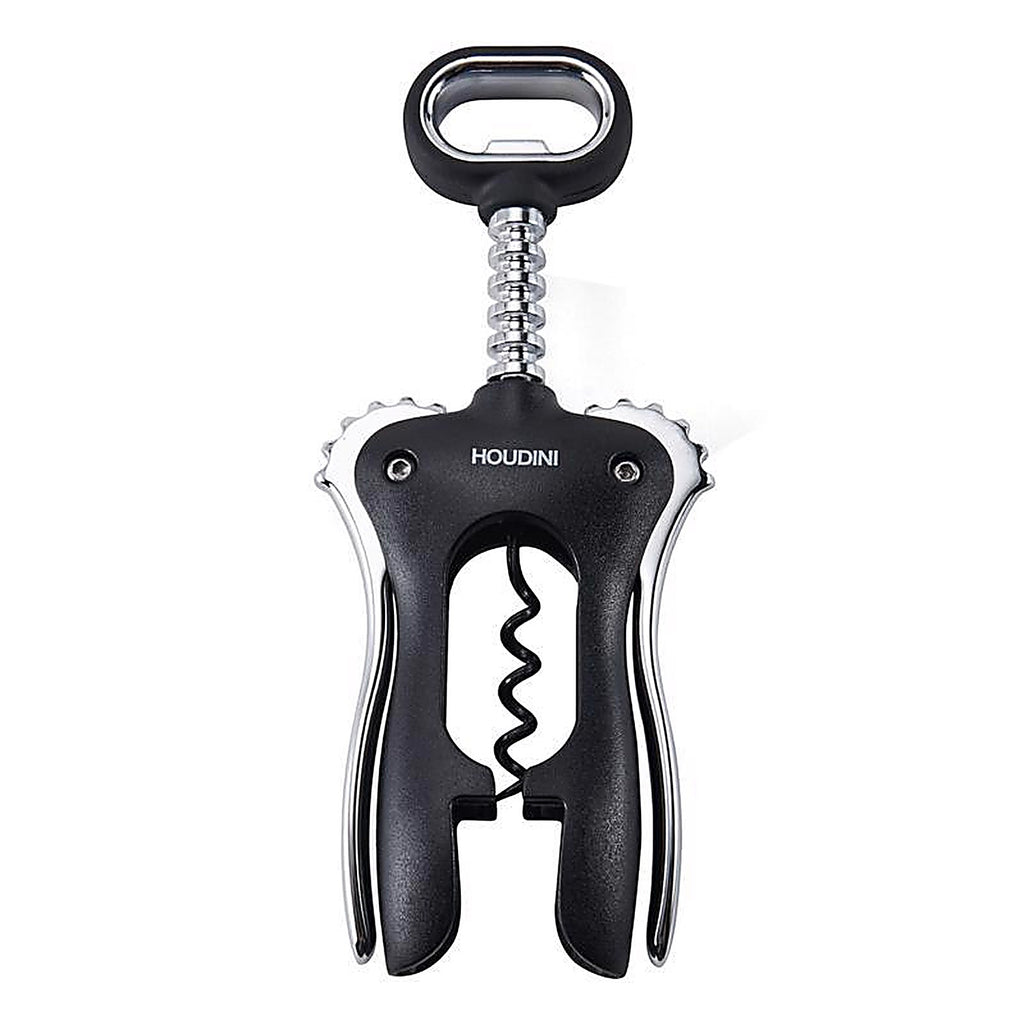 Houdini H1-012901T Black Stainless Steel Wing Corkscrew