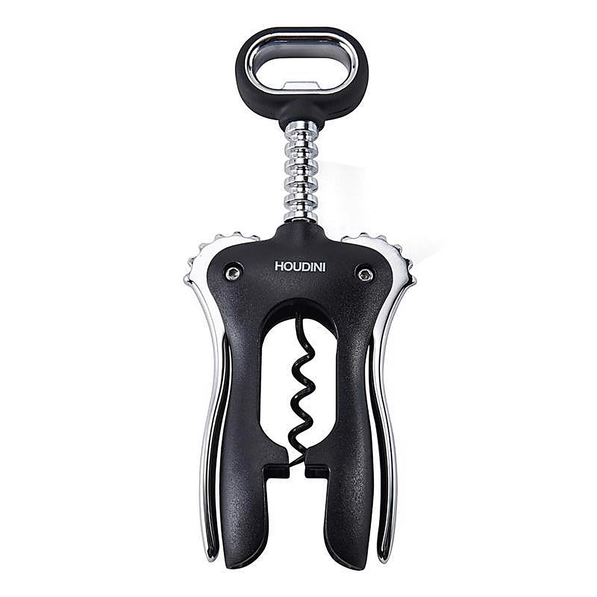 Houdini H1-012901T Black Stainless Steel Wing Corkscrew