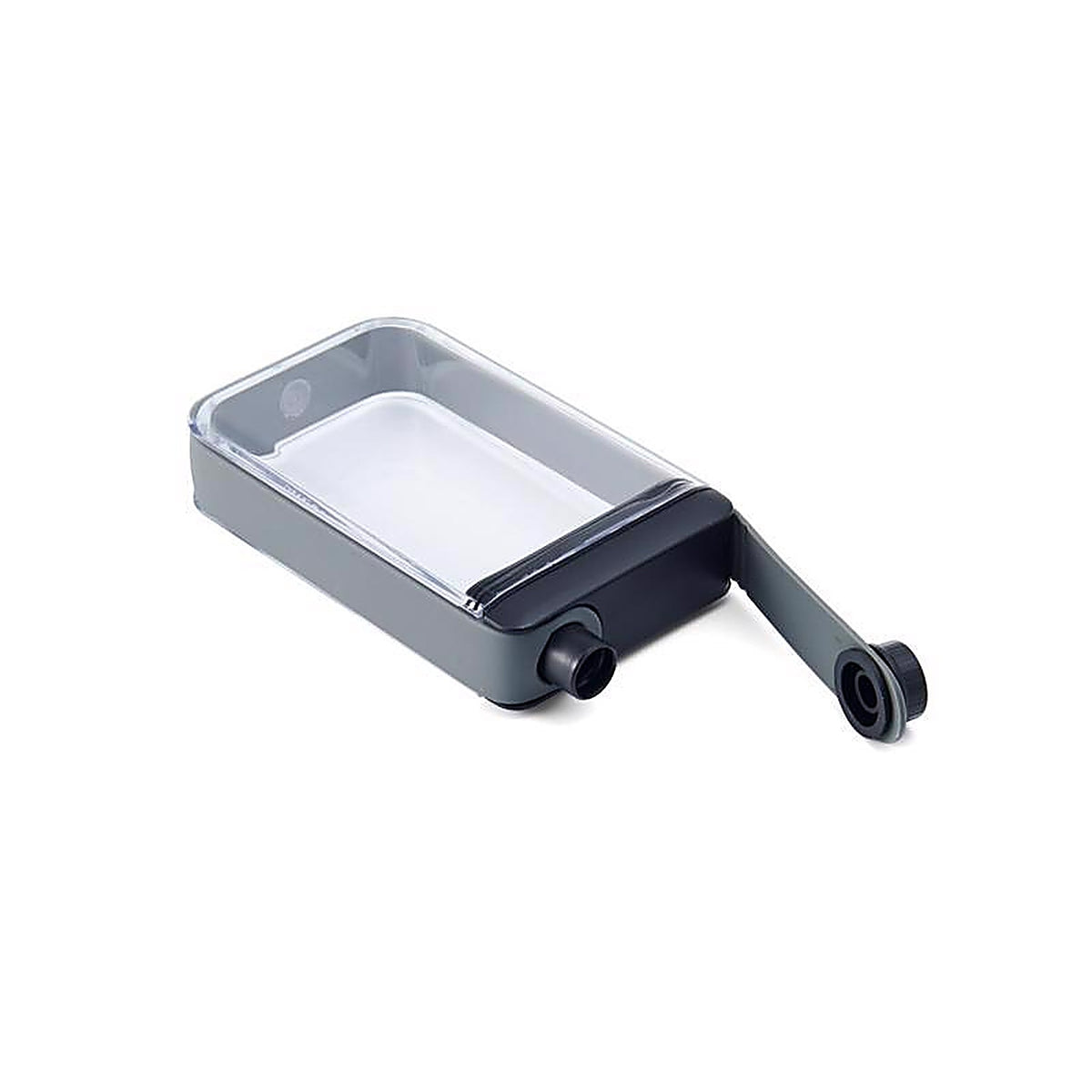 Houdini H4-20538T 7.25 oz Black/Clear Plastic/Silicone Flask