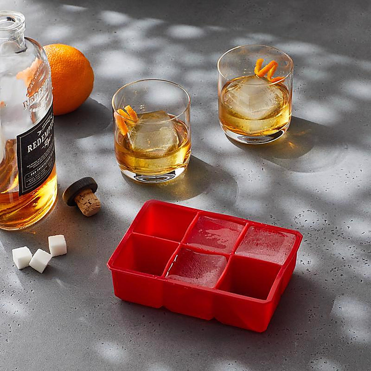 Houdini W6330T Red Silicone Ice Tray