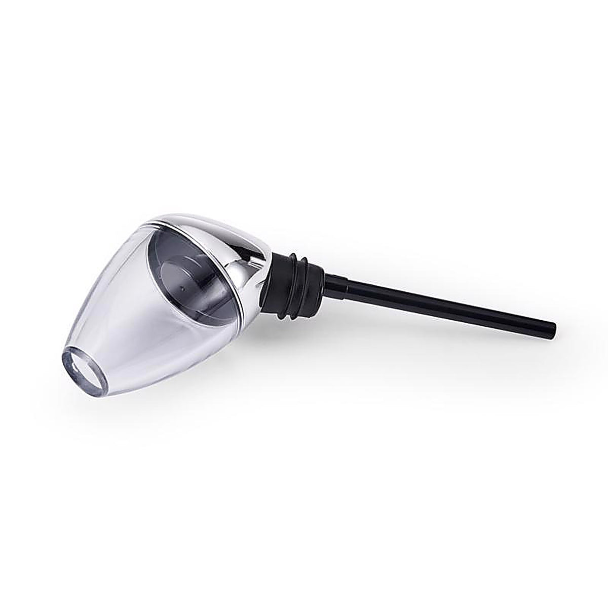 Houdini W9112 Deluxe 16 oz Silver Chrome Aerating Wine Pourer