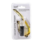 BarY3 BAR-0751 Black/Clear Vacuum Pump Wine Stopper