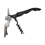 BarY3 BAR-0496 Black/Silver Steel/Polypropylene Waiters Corkscrew