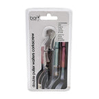 BarY3 BAR-0496 Black/Silver Steel/Polypropylene Waiters Corkscrew