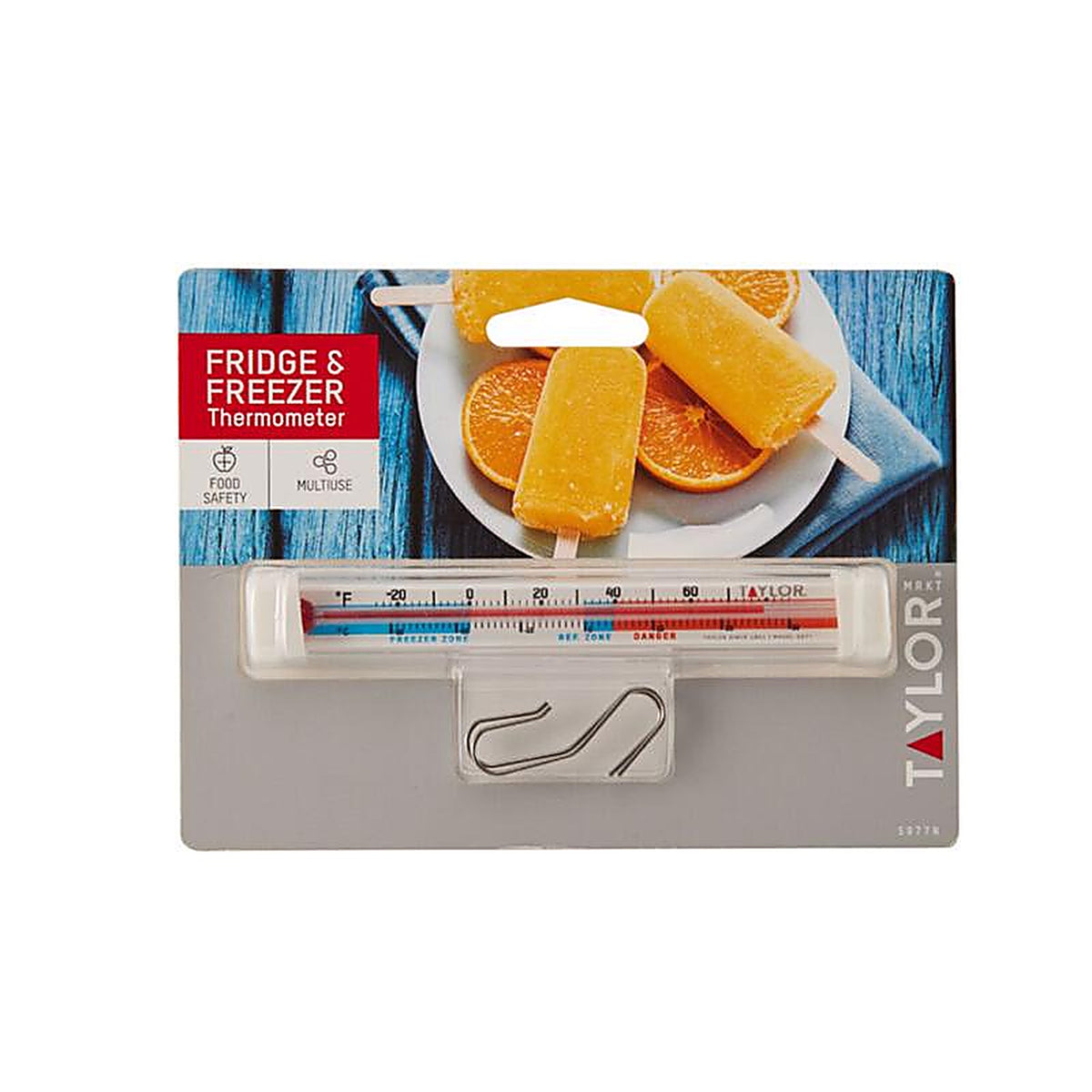 Taylor 5977N Instant Read Analog Freezer/Refrigerator Thermometer