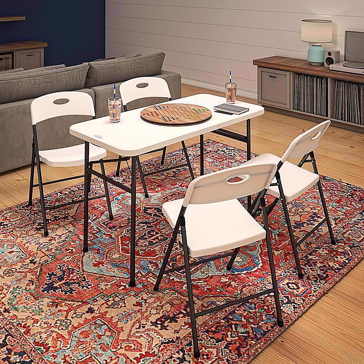 Cosco 14-833-WSP4 White Folding Chair