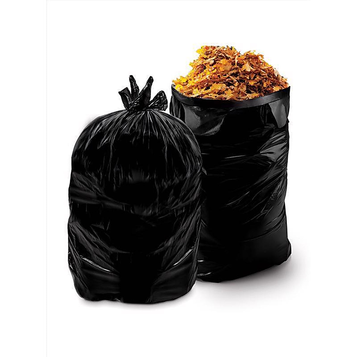 Iron-Hold 618730 39 gal Lawn & Leaf Bags Drawstring 10 pk