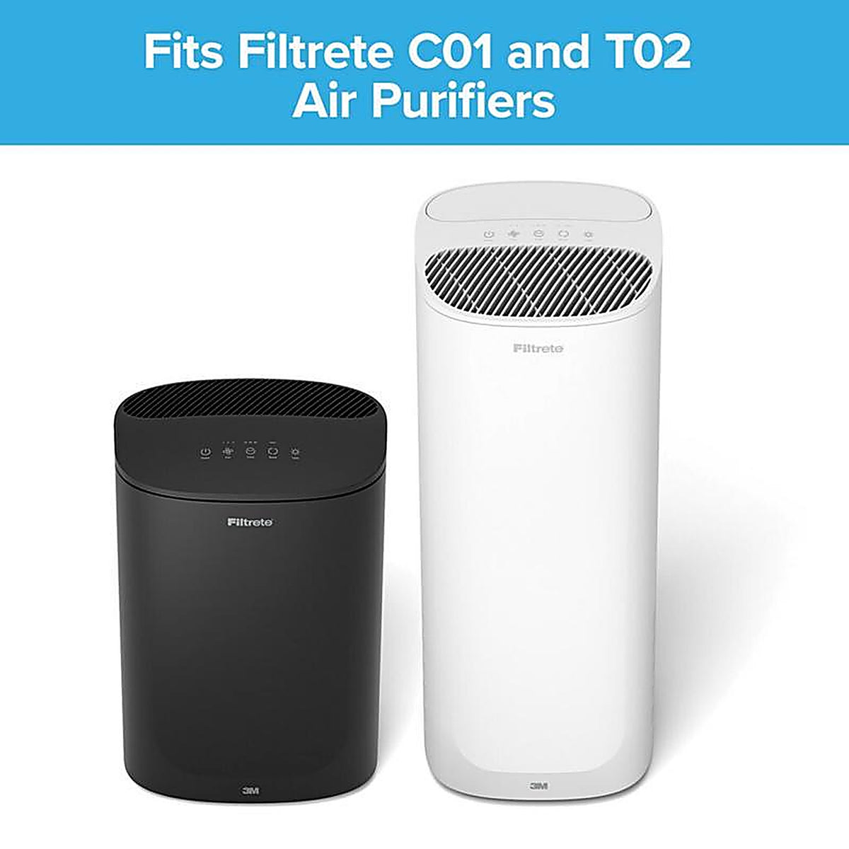 3M FAPF-F1N-4 Filtrete 12 in. H X 6.75 in. W Rectangular HEPA Air Purifier Filter