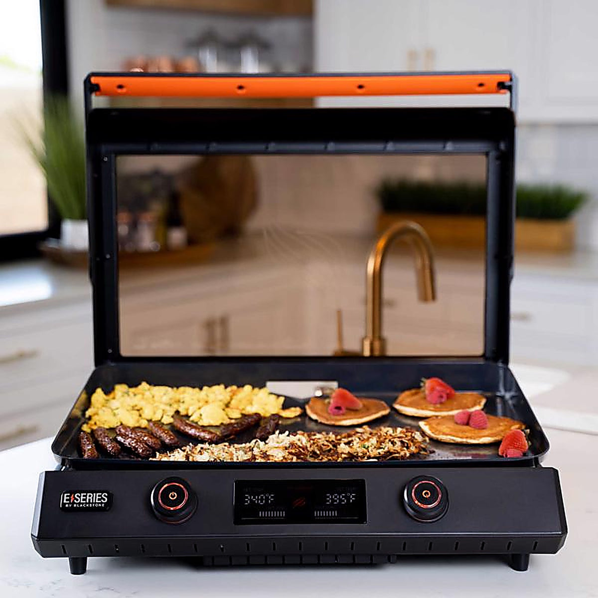 Blackstone 8001 E-Series 22 in. L X 9.29 in. W Cast Aluminum Nonstick Surface Electric Griddles