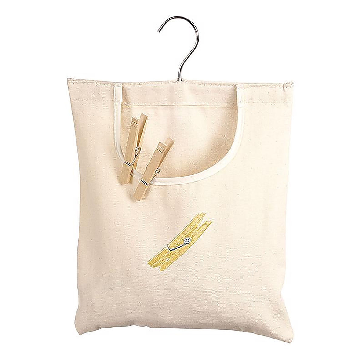 Whitmor 6462-789 Cotton Clothes Pin Bag