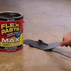 Flex Seal PFSMAXBLK01 FLEX PASTE MAX Black Rubber Coating 12 lb