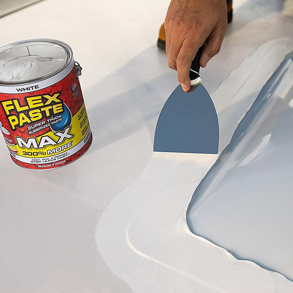 Flex Seal PFSMAXWHT01 FLEX PASTE MAX White Rubber Coating 12 lb