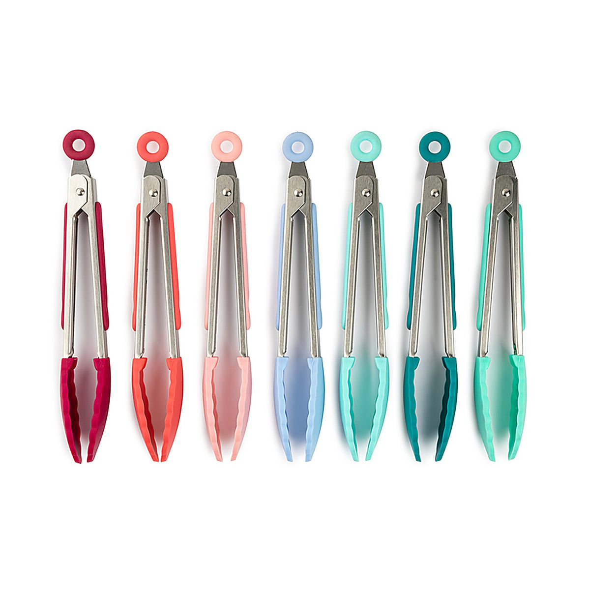 Core Kitchen - ACCDU54484 - Assorted Silicone/Stainless Steel Mini Locking Tongs