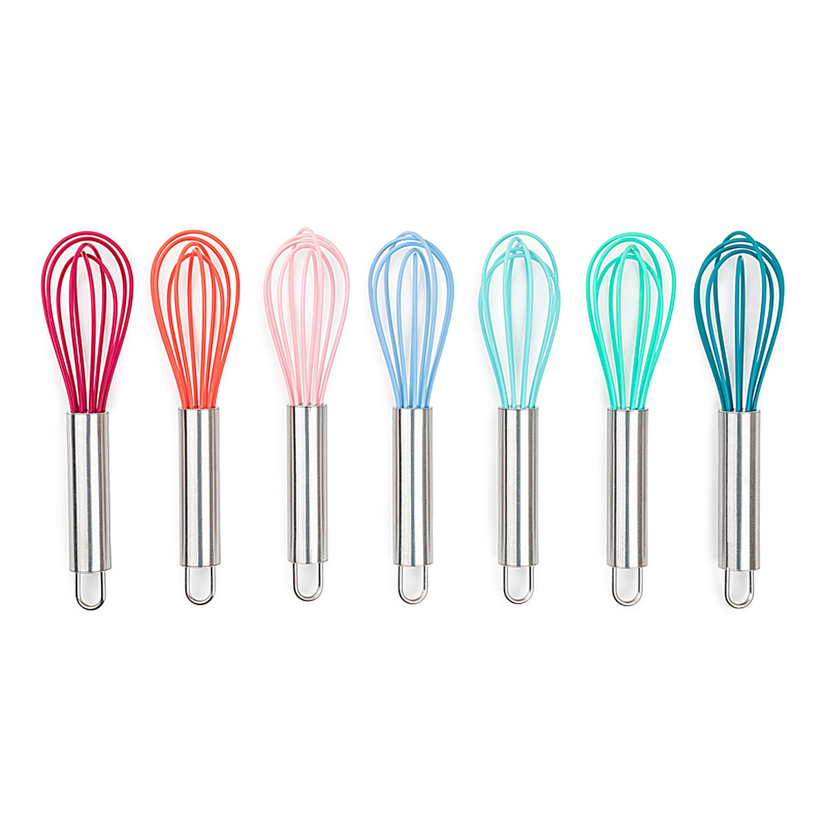 Core Kitchen - ACCDU54482 - Assorted Silicone/Stainless Steel Mini Whisk