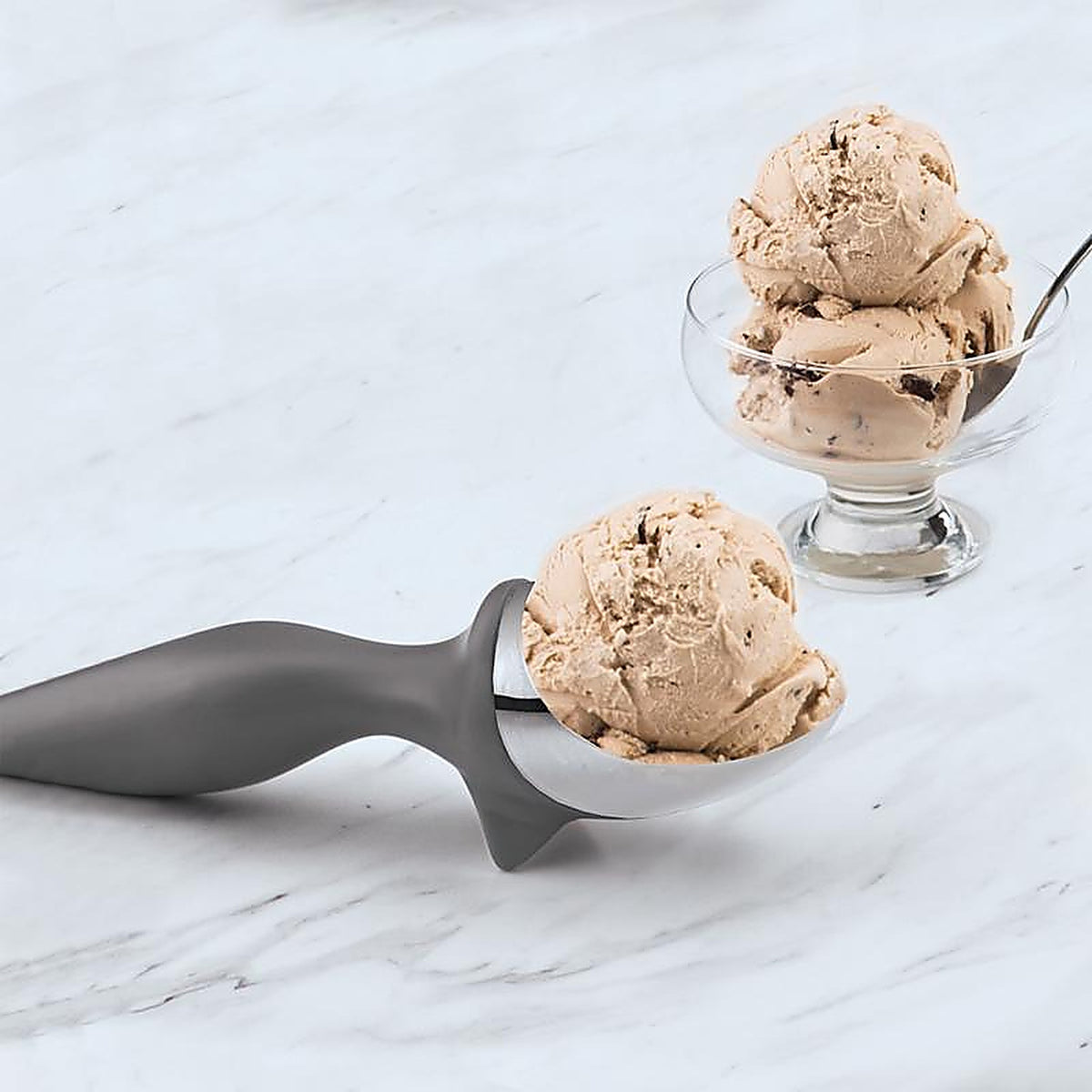 Tovolo - 43001-200 - Charcoal Zinc Alloy Tilt Up Ice Cream Scoop
