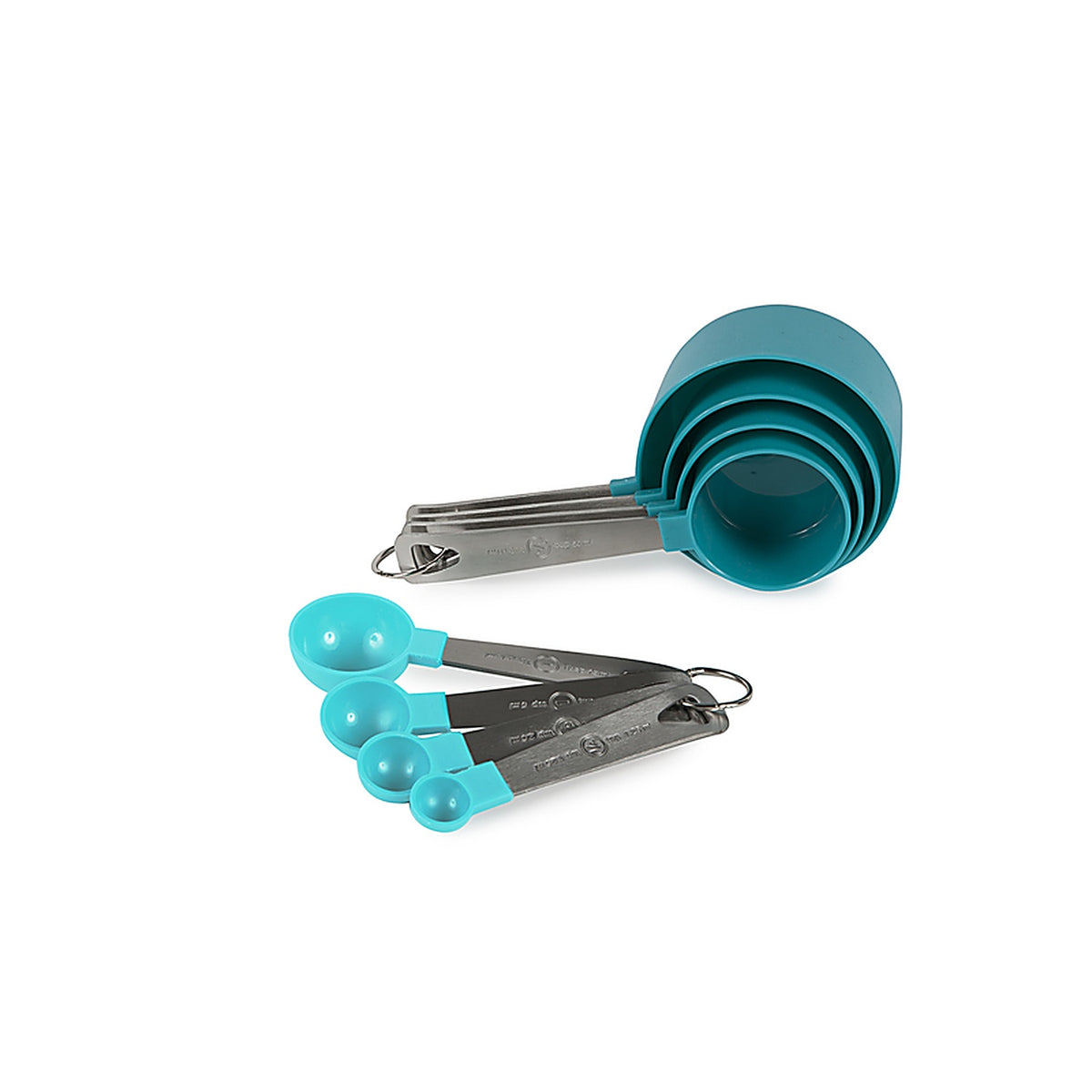 Core Kitchen - AC54172 - Polypropylene Blue/Silver Measuring Spoon Set