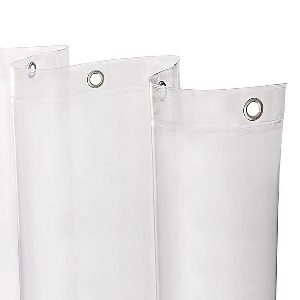 Kenney KN61455 72 in. H X 70 in. W Clear Shower Curtain Liner PEVA