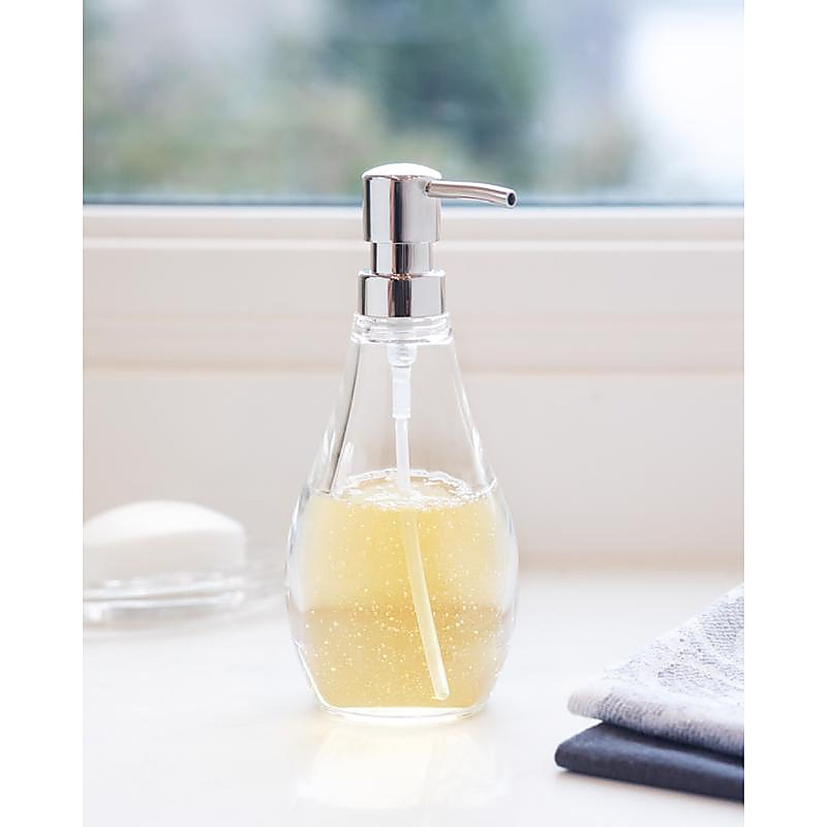 Umbra 020163-165 Clear Acrylic Lotion/Soap Dispenser