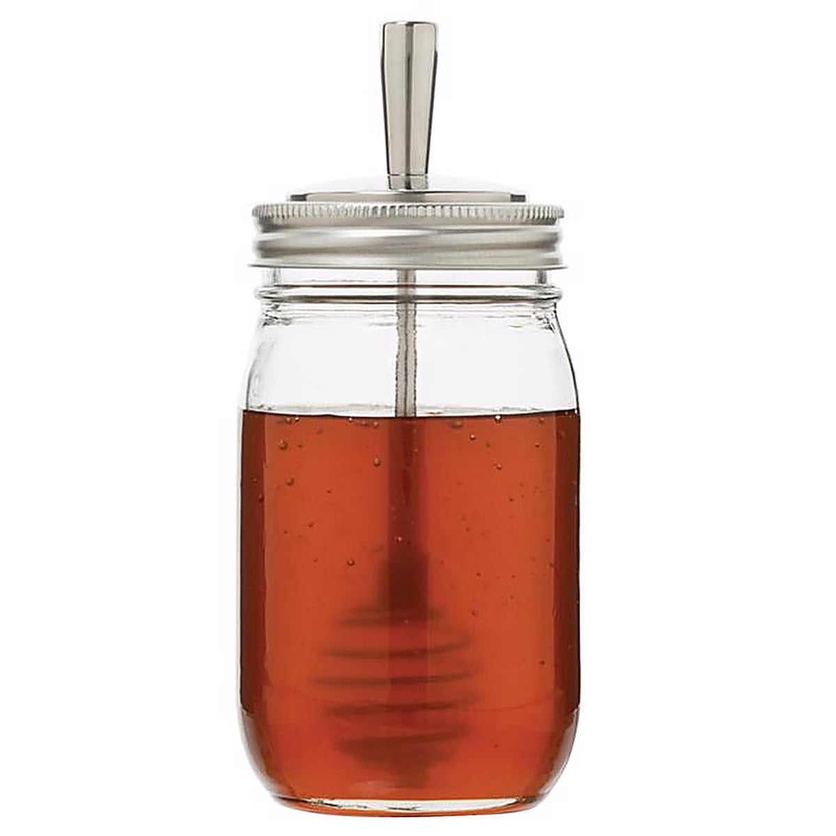 Jarware 82653 Regular Mouth Decorative Jar Lid Honey Dripper 1 pk