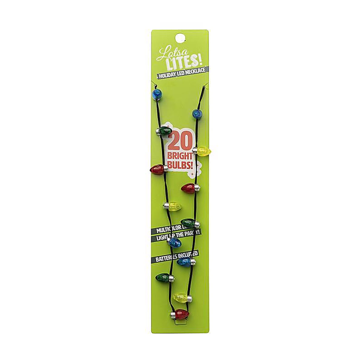 Lotsa Lites - X-FLHB2 - 0.75 In. LED Necklace 1 Pack