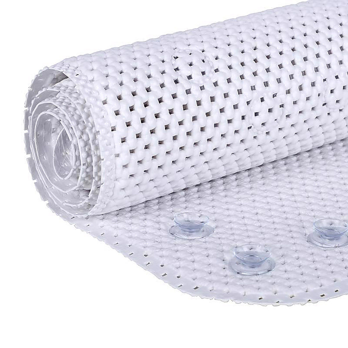 Duck 393477 Softex 17 in. L x 36 in. W White Polypropylene Bath Mat Latex Free