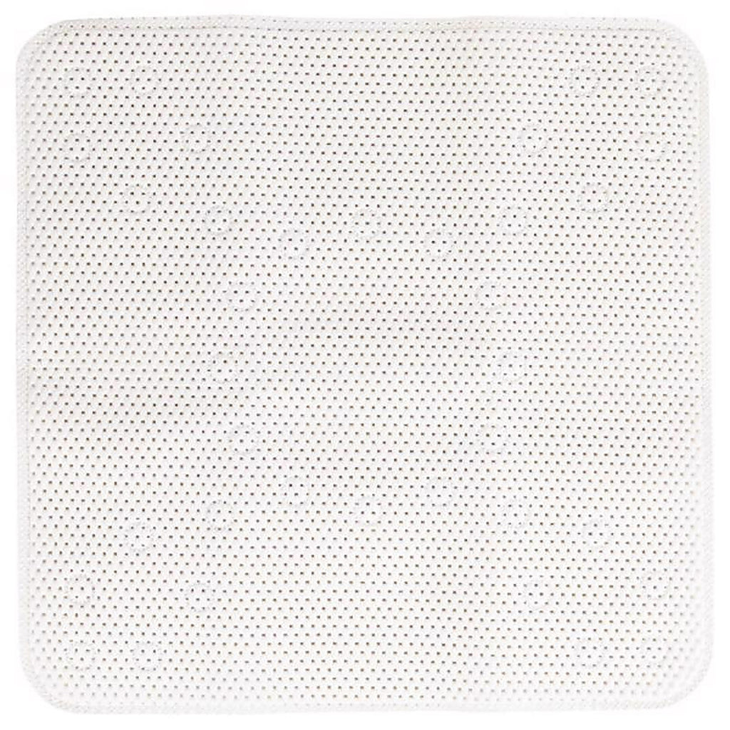 Duck 285154 Softex 21 in. L X 21 in. W White Polyester Bath Mat Latex Free