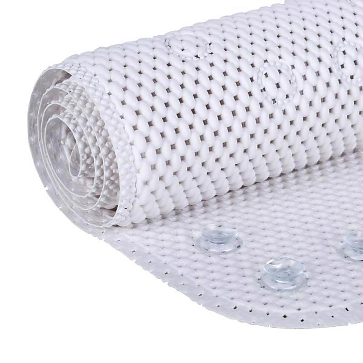 Duck 285154 Softex 21 in. L X 21 in. W White Polyester Bath Mat Latex Free