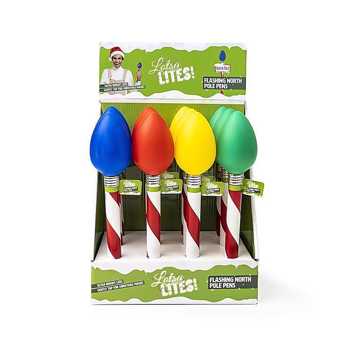 Lotsa Lites - XLTJMP12 - Flashing North Pole Pen 1 Pack