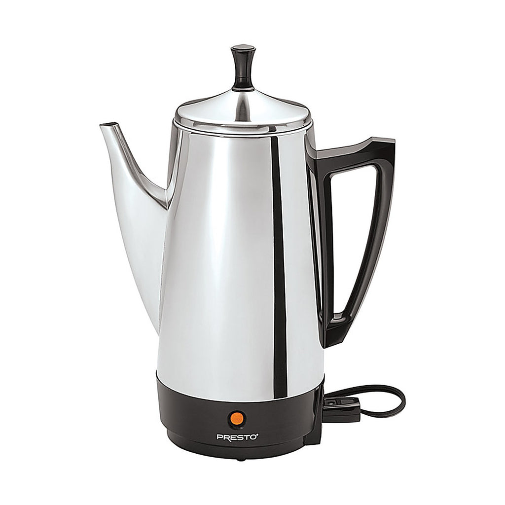Presto 02811 12 cups Silver Percolator